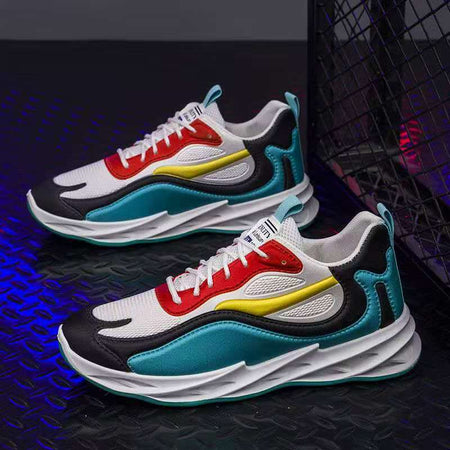 Casual Leisure Laced-up Sports Running Shoes - ANIBEY
