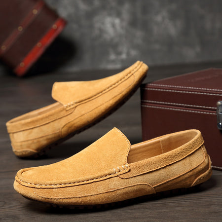 Men's Over foot Flat heel Formal Shoes - ANIBEY