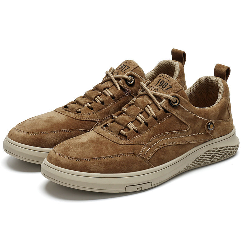 Men's Youth Board Casual Leather Shoes - ANIBEY