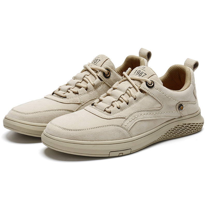 Men's Youth Board Casual Leather Shoes - ANIBEY
