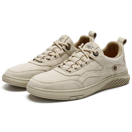 Men's Youth Board Casual Leather Shoes - ANIBEY