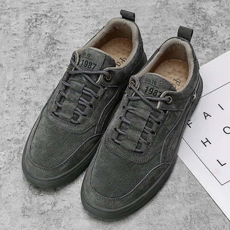 Men's Youth Board Casual Leather Shoes - ANIBEY