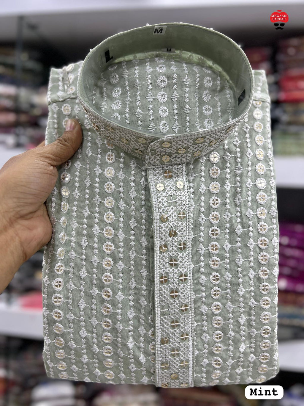 Mewaadi Sardar Riwaaz 50 Rayon Kurta With Pajama Collection - ANIBEY