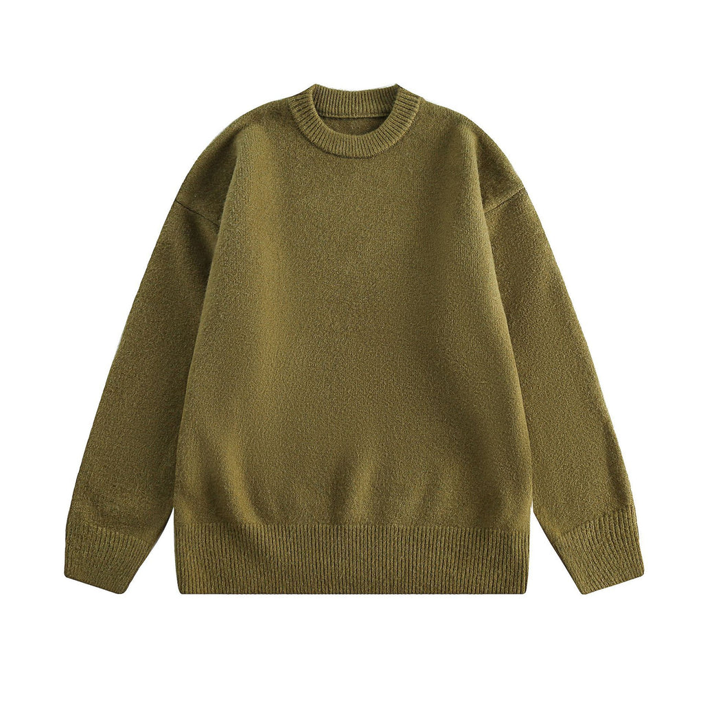 Vintage Thick Needle Sweater Autumn And Winter Undershirt - ANIBEY