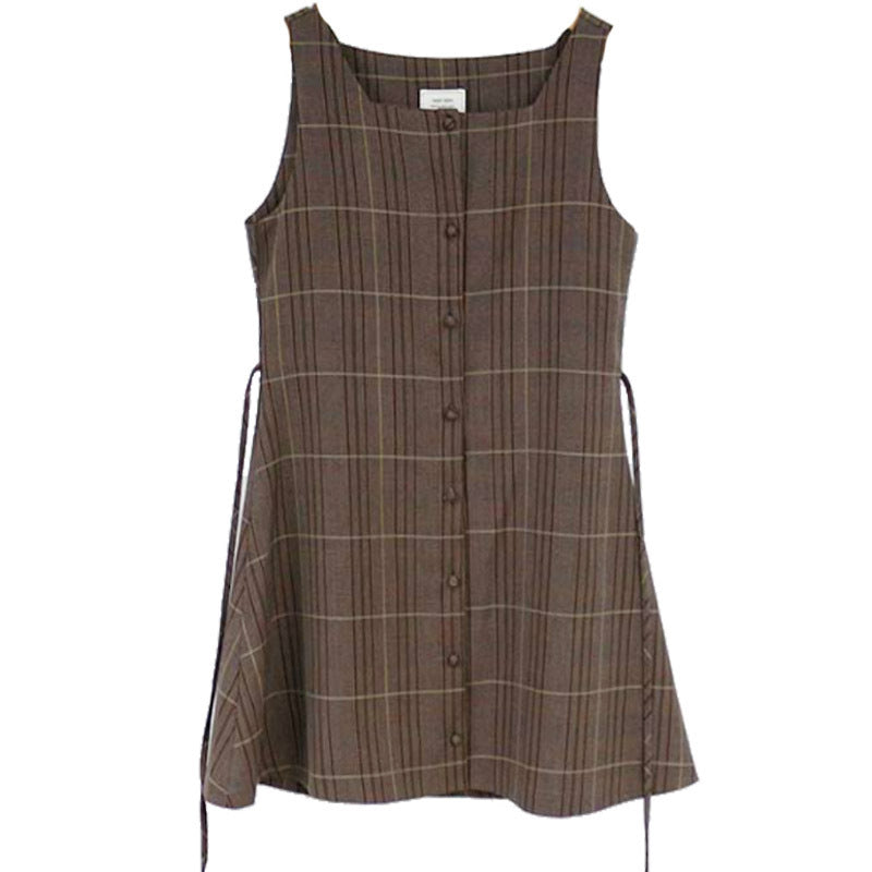 High And Thin Hong Kong Style Suspender Skirt - ANIBEY
