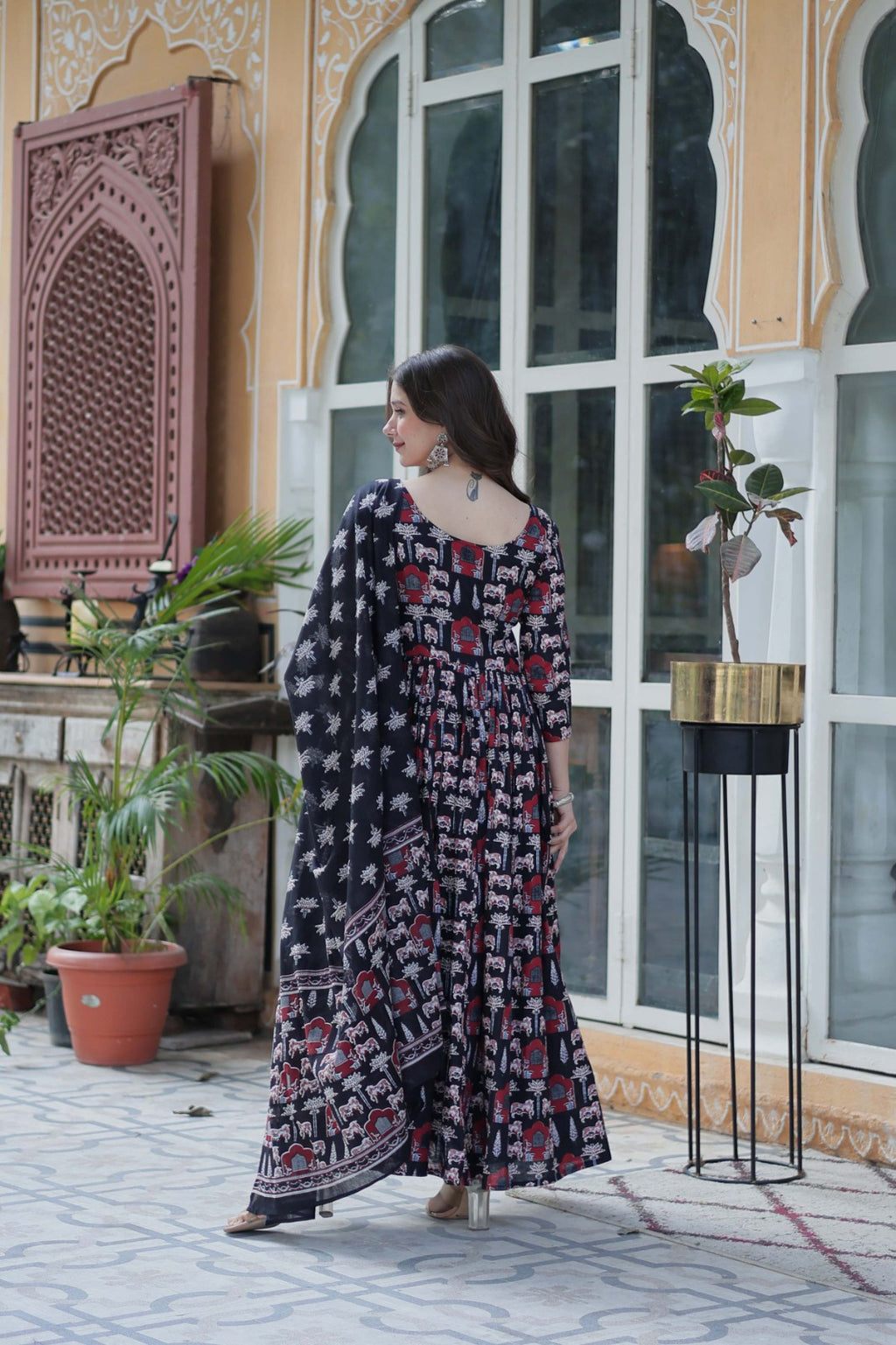 WOMEN HEAVY PURE COTTON SUIT SET - ANIBEY
