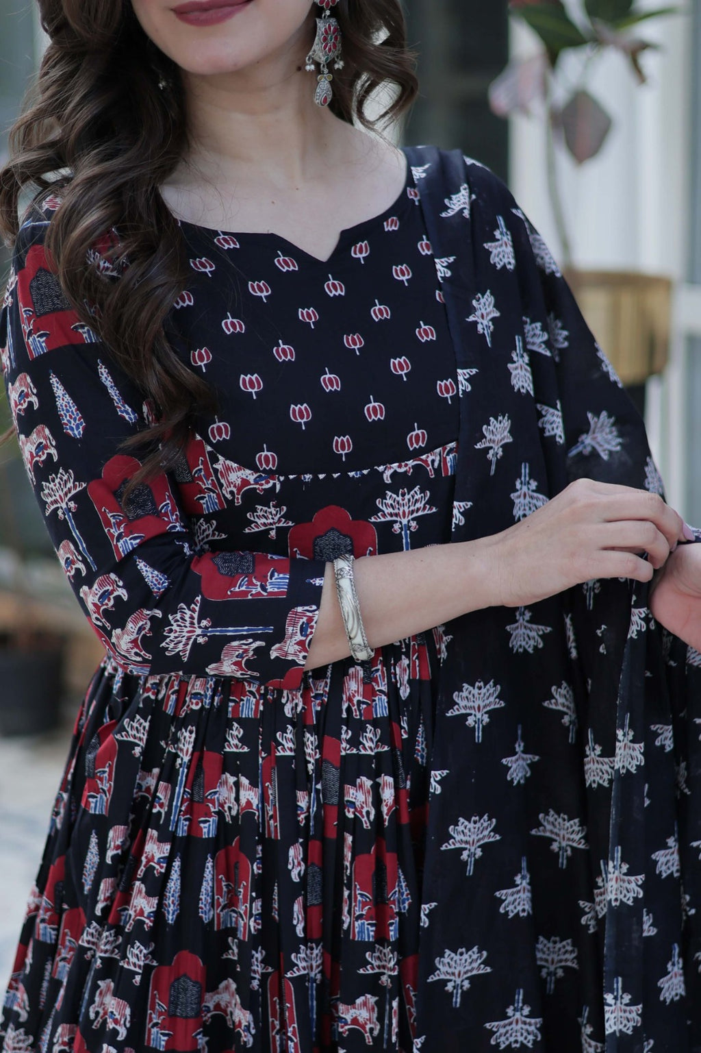 WOMEN HEAVY PURE COTTON SUIT SET - ANIBEY