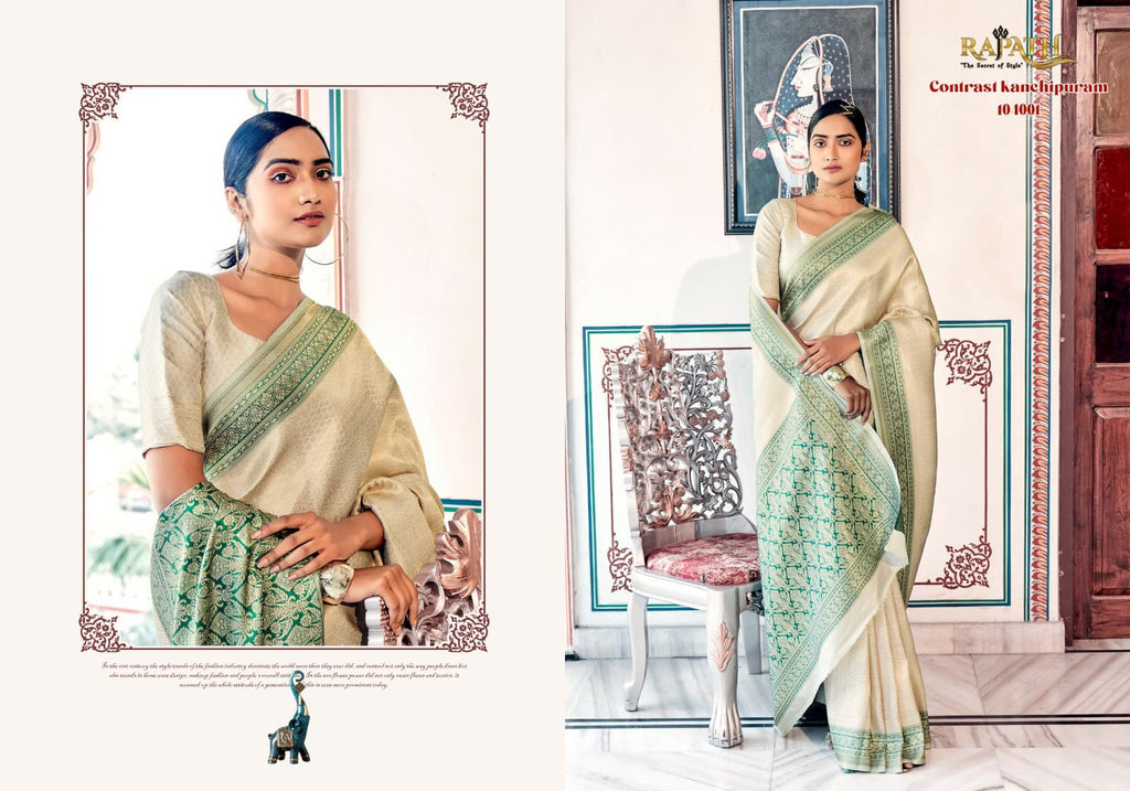 Indian Saree Traditional Banarasi Silk - ANIBEY
