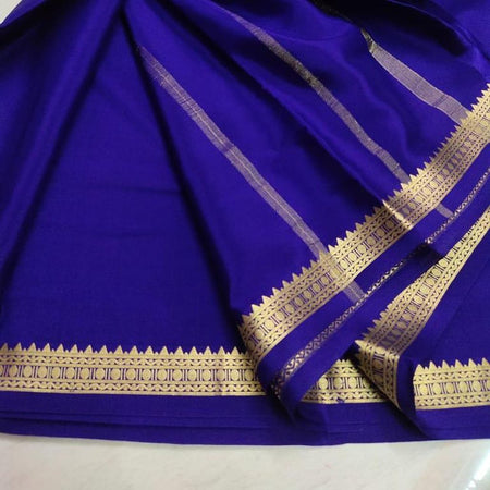 Mysore Silk Saree For Women's With Blouse Piece - ANIBEY