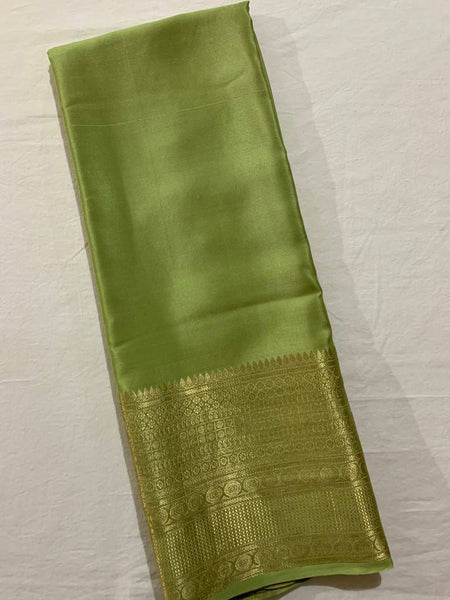 Semi-Mysore silk sarees {CHIIFON SAREE ) - ANIBEY