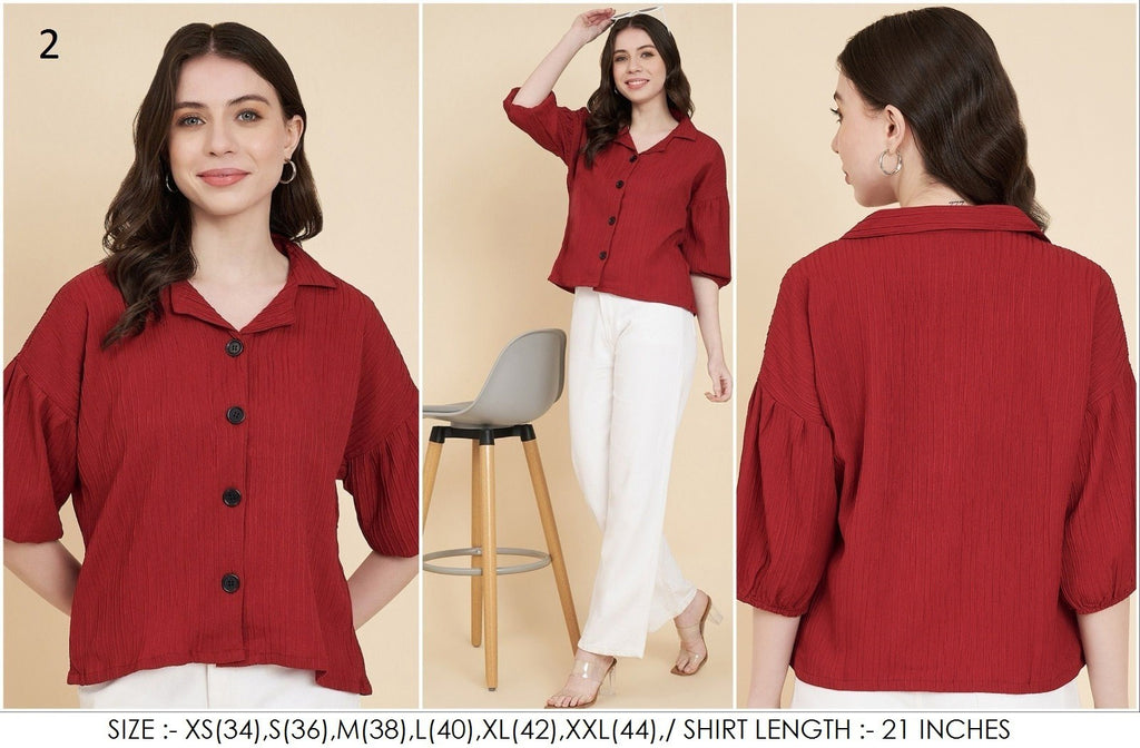 Comfy Modern Women Top - ANIBEY