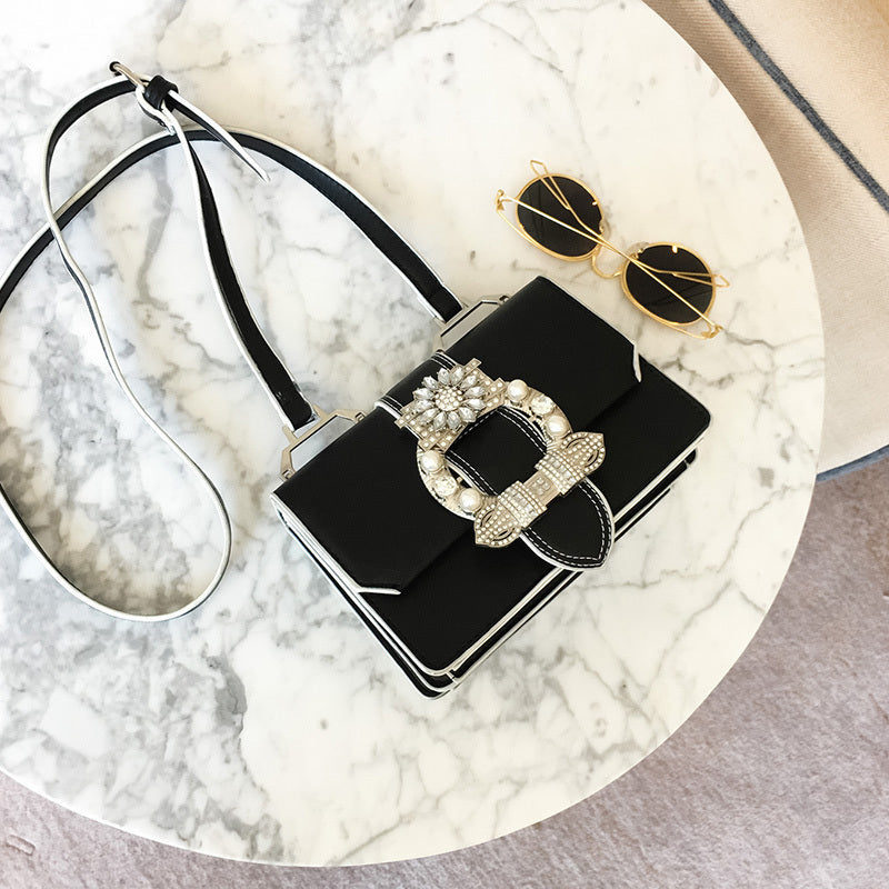 Fashion Designer Famous Bags For Women Designer Diamond Lock Bags Quality PU Leather Women Handbags Elegant Lady Shoulder Bags - ANIBEY
