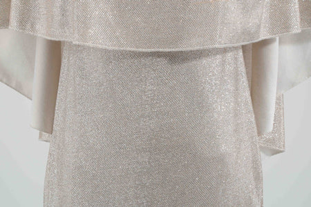 One-shoulder Dress With Big Ruffled Back And Wrapped Chest - ANIBEY
